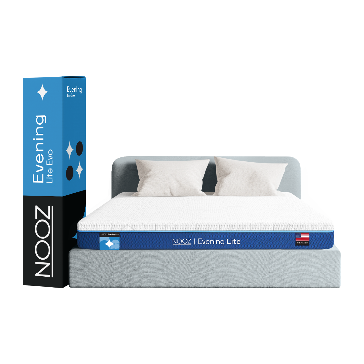 ที่นอนเมมโมรี่โฟม 6 ฟุต NOOZ EVENING LITE EVO หนา 4 นิ้ว_0